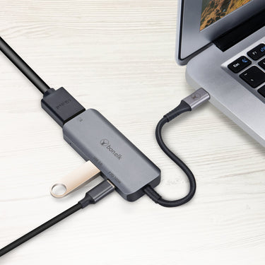 bonelk long-life series 3-in-1 multiport hub (space grey)